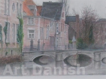 aragon brug LIER Artist Theo from the city LIER, Belgium, for sale in Gallery Art Danish